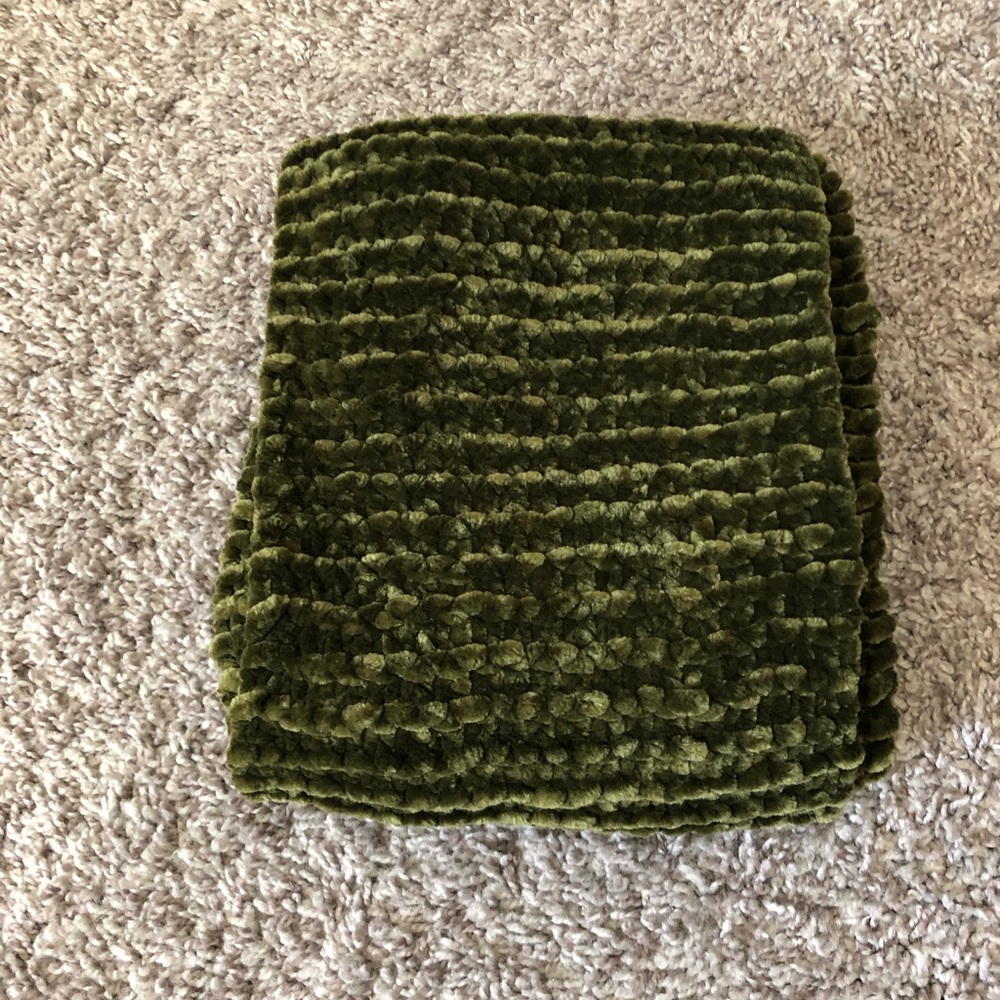 Hand knitted super soft and warm scarf